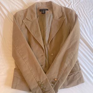 Calvin Klein Jeans Small Corduroy Tan Jacket